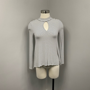 American Eagle Stripe Cutout Long Sleeve‎